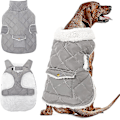 Miniatyrbillede 1 af 5: Vinterfrakke til hund - Vindtæt fleece varm tyk hundetrøje til sne, regn og kulde