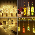 Miniatyrbild 4 av 6: Flaskformade LED-strålljus [2-pack] Färgrik 2m 10 lampor