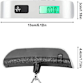 Miniatyrbild 3 av 5: Digital Bagagevåg, Mini Storlek Lcd Digital Elektronisk Vågskala Bärbar Kroksvåg Max. Last