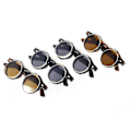 Pikkukuva 3 / 3: Klassinen Steampunk Goth -lasit Goggles Pyöreät Kääntyvät Aurinkolasit Pyöreät Silmälasit
