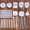 Miniatyrbilde 2 av 4: 50 stk Multifunksjonell Epoxy Smykkesett Diy Casting For Pendants Smykkefremstilling