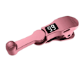 Miniatyrbild 2 av 4: Telefon skärm autoklicker simulerad fingerklickning för direktsändningar rosa