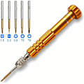 Miniatyrbild 1 av 5: 5-i-1 Multifunktionell Precision Liten Magnetisk Fick Skruvmejsel för Glasögon Smartphones Tabletter Klockor Reparationsverktygssatser