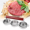 Miniatyrbillede 2 af 5: DIY One Out Three Hamburger Patties Press Form Køkken Hamburger Kød Press