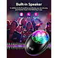 Miniatyrbilde 4 av 5: Galakseprojektor, Skylight Ocean Wave Galaxy Light for voksne og barns soverom, stjerneprojektor nattlys med hvit støy, timer, Bluetooth-høyttaler