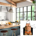 Miniatyrbild 2 av 5: Roliga förkläden 2-pack Sexiga roliga nyhetsköksförkläden Par bälteshaklappar för män kvinnor Hem kök Matlagning BBQ