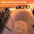 Miniatyrbild 3 av 5: Halkskyddsdusch och badkarsgenomföringar（8cm）, set med 20 duschfoder badkarsfoder transparent, självhäftande