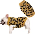 Hund Katt Pullover Varm Husdjur Tröja Stickad Rock Kläder Höst och Vinter Hundkläder (Gul-S)