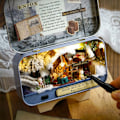 Miniatyrbild 3 av 5: Bygg en miniatyr av One Piece Tiny House för vuxna, DIY-byggsats för miniatyrhus i låda, DIY-hantverksgåva för kvinnor (Winter Roaming) - 14,3 8,4 2,6 cm