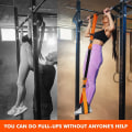 Miniatyrbild 4 av 4: Draghjälpsband för pull-ups, kraftigt motståndsband för pull-up-assistans, justerbar vikt/storlek med tygfötter/knästöd, band för pull-up-assistans f