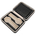 Miniatyrbilde 2 av 5: 4Grids Bærbar Reiseklokke Display Oppbevaringsboks Glidelås Samler Etui Organizer