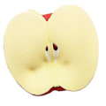 Miniatyrbillede 4 af 5: Stor størrelse æble langsom rebound legetøj squishy vent dekompression pu legetøj（24cm*23cm*13cm，rød）