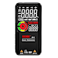 Miniatyrbilde 1 av 5: Smart digitalt multimeter Høy presisjon helautomatisk spenningsindikator Hjemmetestinstrumenter（S11，Svart）