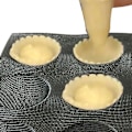 Miniatyrbillede 4 af 5: 6 huller Non-stick silikone rund brød hamburger bageri form bageplade bakke (som vist)