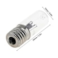 Miniatyrbilde 2 av 5: UVC-lampe for fjerning av midd, steriliseringslampe, UV DC 10V UV-pære E17 3W desinfiseringskvalitet (flere farger)