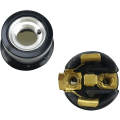 Miniatyrbillede 4 af 5: Sort E14 skrue, E14 pæreholder, 4 stk. E14 fatning, E14 fatning pære, solid pære fatning, sort adapter fatning, lampe fatninger dekoration C