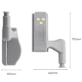 Miniatyrbild 4 av 5: 5 st Universal Led Under Cabinet Light Cupboard Inner Hinge Lamp Kitchen Light