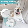 Miniatyrbillede 2 af 5: Hunde Vandskål, Anti-Splash Vandskål No-Spill Anti-Overflow Hunde Vandskål Anti-Drop Flydende Skål til Hjem Rejse Køretøj 1L