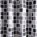 Miniatyrbillede 3 af 5: Hjemme mosaik bruseforhæng vandtæt fortykket bruseforhæng polyester stof bruseforhæng 180*200cm