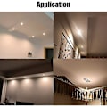 Miniatyrbillede 4 af 5: -mr11 halogenpære 12v 20w,Gu4 pære varm hvid 2800k bi pin reflektor sokkel lys,spotlight 2 pin Gu4 forsænket skinnelys med front