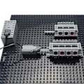 Miniatyrbillede 2 af 5: Til logo tekniske dele motor multi power funktioner værktøj servo tog model sæt byggeklodser høj kvalitet（25CM line）