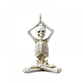 Miniatyrbillede 1 af 5: Mike Halloween Dekoration Yoga Skull Statuer, Små Kunsthåndværk i Harpiks, Skelet Karakteristisk Modellering Dekoration Ornamenter til Stuen, Soveværelset