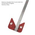 Miniatyrbilde 3 av 4: Senter Scribe Gauge Senter Scribe Måleverktøy Aluminiumlegering Senter Finder