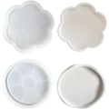 Miniatyrbilde 1 av 4: 2 stk. DIY silikonunderlagsform, silikonformer brett 12,3 cm/4,84 tommer, underlagsform