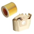 Miniatyrbilde 1 av 5: 5x Støvsugerposer 1x Filter Til Karcher Wd3 Støvsuger