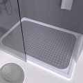 Miniatyrbillede 1 af 5: Rektangulær brusebadsmåtte stor badeværelse skridsikker måtte husholdning brusebad rum bademåtte toilet gulvmåtte pvc fodmassage bademåtte