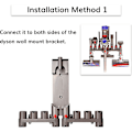 Pikkukuva 5 / 5: Dyson V7 V8 V10 V11 Sv10 Sv11 -pölynimurin lisävarusteteline