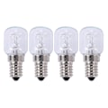 Miniatyrbilde 1 av 4: 4x E14 høye temperaturpærer 500 grader 25w halogenpærer ovn pærer E14 250v 25w kvartspærer