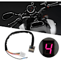 Miniatyrbild 3 av 5: Universal Motorcykel LED Digital Växelindikator Hastighetsväxelspak Kopplingsspak Sensor Tillbehör