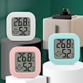 Miniatyrbild 2 av 5: Mini digital LCD inomhus termometer rumstemperatur hygrometer mätinstrument sensor fuktighetsmätare inomhus termometer temperatur