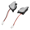 Miniatyrbild 2 av 5: 2x 6500k Vita Led Under Side Mirror Light Puddle Lamp För Skoda Octavia Mk3 5e 2012-2017 Superb 2（Svart）