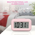 Miniatyrbillede 3 af 5: PinkDigital Alarmur, Sengelampe, LED-Displayure med Justerbar Snooze 12/24Hr, Temperatur, Dato, Timer, Lysstyring Bærbare Alarmure til Soveværelset