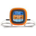 Miniatyrbild 1 av 10: Digital kötttermometer Grill matlagning mattermometer med 2 sonder för ugn grill grill sjuda