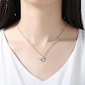 Pikkukuva 2 / 2: Himmeä kaksoissydänriipus kaulakoru Elegantti Lady Heart Heart -kaulakoru