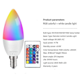 Miniatyrbilde 5 av 5: Ny RGB LED-farge Smart fargeskiftende lyspære Fjernkontroll E12/E14/E26/E27/B22 Innendørs (B22,)