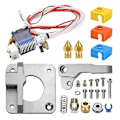 Miniatyrbild 2 av 4: 3D-skrivare Aluminiumlegering Extruder Aluminiumblock 1,75 mm 3 mm Fjärrkontroll för Cr10