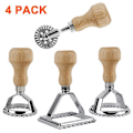 Miniatyrbilde 1 av 5: Husholdning Kreativ Multifunksjonell Kjeksform Dumpling Skin Form Dumplings Press Kutte Klemmer Dumplings Kjøkken Gadgets