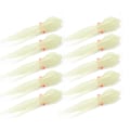 Miniatyrbilde 3 av 5: 10 stk blekksprut fiske lokke slitesterk robust glødende lysende naturtro myk silikon blekksprut agn 6,5 cm