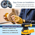 Miniatyrbillede 5 af 5: Dewalt Dwe64233 & N329079 Orbital Sander Udskiftningsplade - 2 Pakker, 5 Tommer 8 Hul Krog Og Løkke Slibeskive Underlagspuder