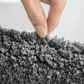 Miniatyrbillede 4 af 5: Gulv måtte lille frisk halvcirkel tæppe badeværelse skridsikker måtte absorberende fodpudeover Genting（45*75cm，skyer）