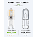 Miniatyrbillede 2 af 5: 2w G9 Varm Hvid 3000k, Led Pære, 25w Equivalent Halogen Pære, 230v Ac 200lm, 360 Bred Stråle, G9 Sockel Pakke Med 10 [Energiklasse A+]