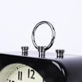 Miniatyrbild 5 av 5: 8,5 cm Analog Väckarklocka Svart Fyrkantig Tyst Liten Metall Resalarmklockor för Barn Sovrum Sängbord Vardagsrum Kontor