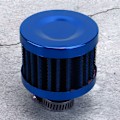 Miniatyrbild 5 av 5: 13mm Mini Luftintagsfilter Vevaxelhus Ventilation Universal Biltillbehör (Blå)