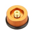 Miniatyrbilde 3 av 5: Camping Gassadapter i Aluminiumlegering - Gassbeholderadapter - Sylinderomformer - Kjøkkenverktøy - Stempeladapter - Ovn (1 stk, Gul Svart)