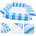 Miniatyrbild 3 av 5: Vattenflytande soffa pool flytande hängmatta pool flytande solning pool flytande pool (blå)