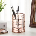 Miniatyrbild 2 av 5: Nordisk roséguld kontorsmaterial multifunktionell pennhållare C